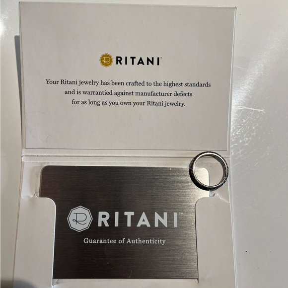 Ritani slim diamond stackable band size 5.5 - Picture 6 of 7